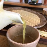 美山窯 - 蕎麦湯は 黄色  韃靼蕎麦の特徴