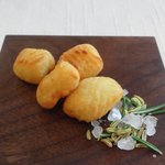 ヴィラ・アイーダ - アミューズ　１皿目　ニョッキのフライ？　　ホクホク。