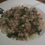 ブラッスリー アルティザン - ②真鯛のカルパッチョ ゴルゴンゾーラチーズのソース1600円