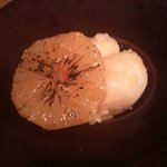 ブラッスリー アルティザン - ⑥ルビーグレープフルーツのグラニテとロースト600円