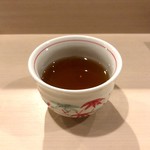 焼鳥 おみ乃 - 〆のお茶