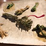 Terroir愛と胃袋 - 嫁のとお皿の色が違います。