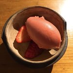 Terroir愛と胃袋 - イチゴシャーベット