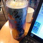 スターバックス コーヒー - バニラクリームフラペチーノ＋はちみつ