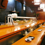 天寿し - 店内