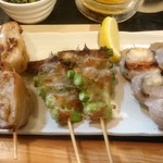 串焼きかめセットの最初に３種２本