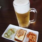 味亀 - 生ビールとつまみ