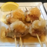 串焼き かめや - 串焼きかめやセットのおろしつくね