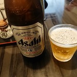 讃岐うどん 白庵 - 瓶ビールはスーパーフライ 201804