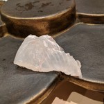 鮨みやもと - 平目　ポン酢で頂きます