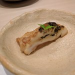 鮨みやもと - 本ミル貝の肝焼き　肝が旨い