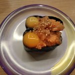 すし江戸 - サーモンユッケ