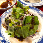 熊飯店 - ゆで豚のニンニクソース