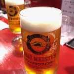 熊飯店 - ちょい飲みセットの生ビール