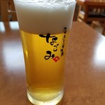 Sapporo Ainosato Onsen Nagomi - グラスビール 350円