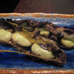 炉ばた雷橋 - 焼き空豆