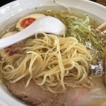 ROOTS - 低加水のパツン系全粒粉入り細ストレート麺