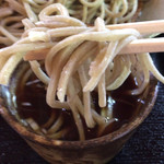 十割そばは太め