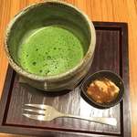 茶鍋cafe saryo - お抹茶 ¥590内
