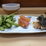 家庭料理 小川 - アテ盛り合せ