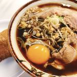 豊しま - 肉玉そばといなり