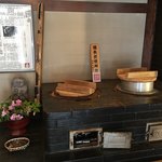 にょろ助 瓢六亭 - 釜戸と鰻包丁