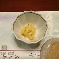 花見鮨 - ぬた(貝とネギ)