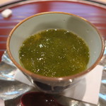青華こばやし - 30年4月　もずく茶碗蒸し　合鴨挽肉入り