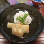 青華こばやし - 30年4月　アイナメと筍の椀