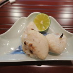 青華こばやし - 30年4月　河豚白子焼き