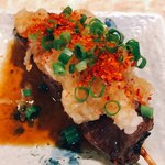 焼き鳥 てつ屋 - 牛はらみおろしポン酢串