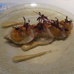 オルグイユ - 30年4月　ロワール産ホワイトアスパラガス、帆立、根室雲丹