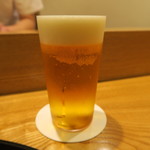 日本料理 太月 - 30年4月　生ビール小