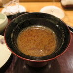 日本料理 太月 - 30年4月　蓬麩味噌汁