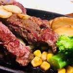 ステーキ宮 - 肉は硬いな〜〜〜