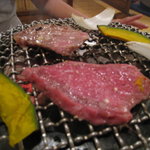 焼肉くにもと - 上ハラミ焼いちゃいました。