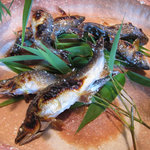 比良山荘 - 鮎の塩焼き（2011.6）