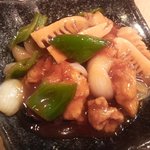 中国小皿料理とお酒の店  花凛 - 若鶏の甘酢あんかけ￥３８０