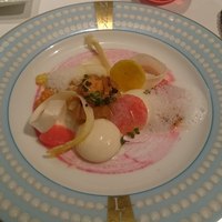 モナリザ 恵比寿店 - 白アスパラガスのブランマンジェ