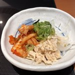 和食さと - 蒸し鶏キムチ ¥238