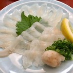 割烹 やました - お造り(薄造り)