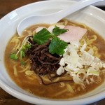 極だし拉麺 和 - だしラーメン「ニボ背脂」(2018年4月22日)