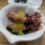 松乃寿司 - お通し　ホタルイカ味噌和え