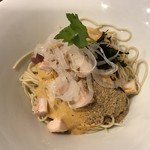 中華そば 先﨑 - 雲丹と煮干しの和えそば