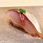 Sushi Gotoku - 「鹿児島 出水 （いずみ)の鯵」5日熟成。