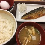 すき家 - たまかけサバ定食☆★★☆(*´ω`*)