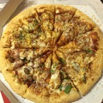 Domino's Pizza - クワトロ・ジャイアントのLサイズ、チーズンロール