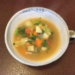 ジャム cafe 可鈴 - クレソンと野菜のスープ