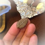 ジャム cafe 可鈴 - 【サービス菓子のチョコ】ちょこんと可愛いサイズです。