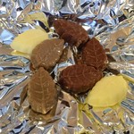 ジャム cafe 可鈴 - サービス菓子のチョコ